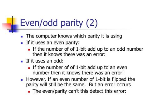 even parity vs odd parity|odd parity check.